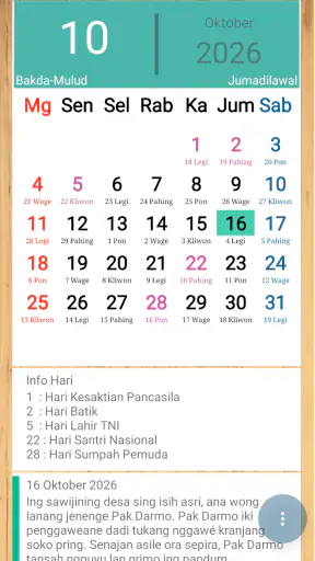 Kalender Jawa