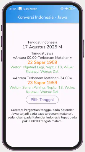 Kalender Jawa Lengkap 2027