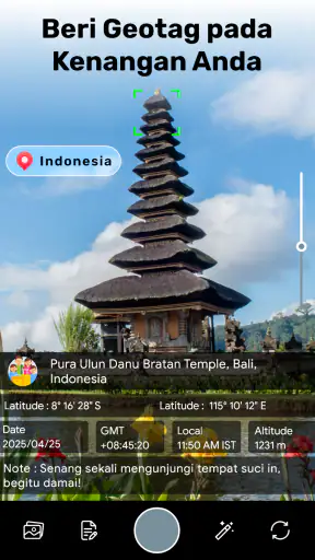 Kamera GPS Lite untuk Lokasi