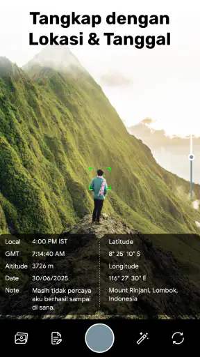 Kamera GPS Lite untuk Lokasi