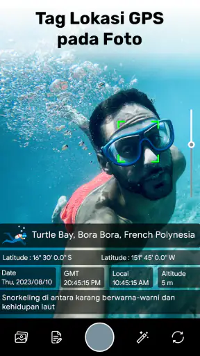 Kamera GPS Lite untuk Lokasi