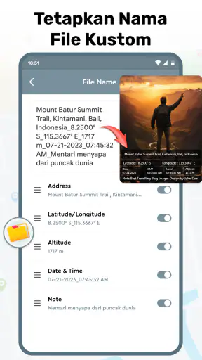 Kamera GPS Lite untuk Lokasi