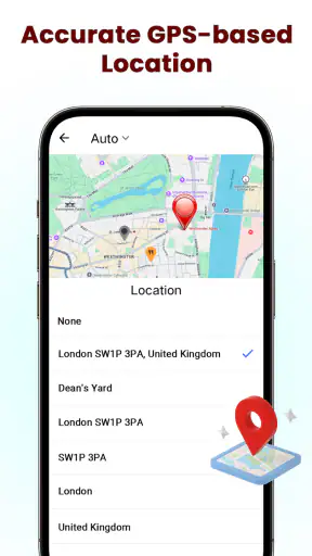 Kamera Peta GPS: Timestamp Cam