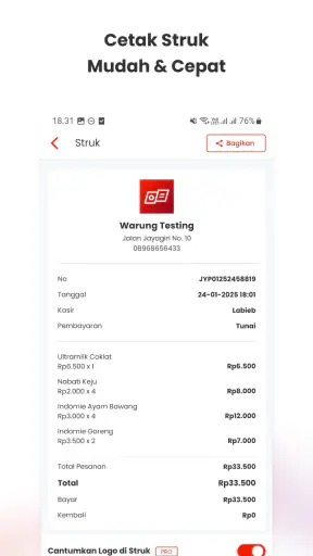 Kasir Warung