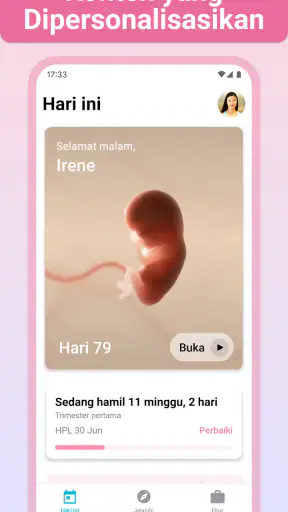 Kehamilan + I Aplikasi pelacak