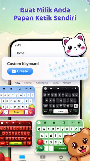 Keyboard: Tema, Font & Emoji
