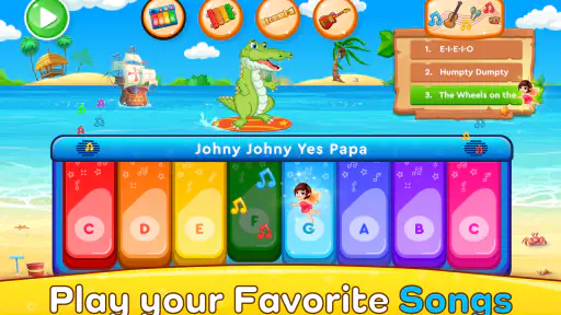 Kids Piano Music Games & Songs