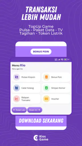 Kios TopUp Game dan Agen Pulsa