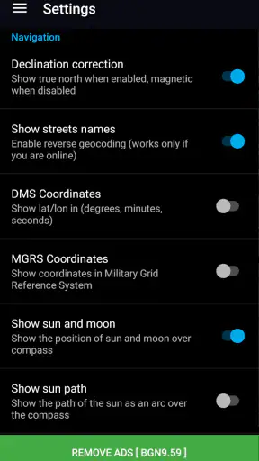 Kompas GPS Navigator