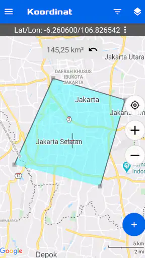 Koordinat GPS: Lintang Bujur