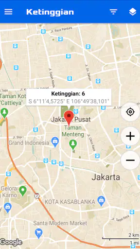 Koordinat GPS: Lintang Bujur