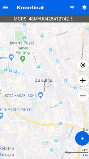 Koordinat GPS: Lintang Bujur