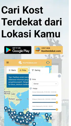 Kostterdekat - Cari Kost App