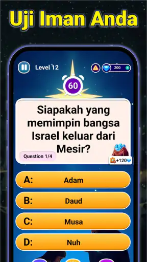 Kuis Alkitab: Games & Belajar