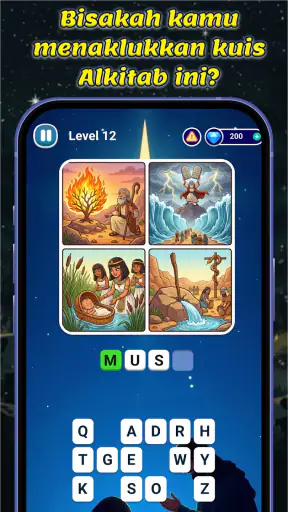 Kuis Alkitab: Games & Belajar