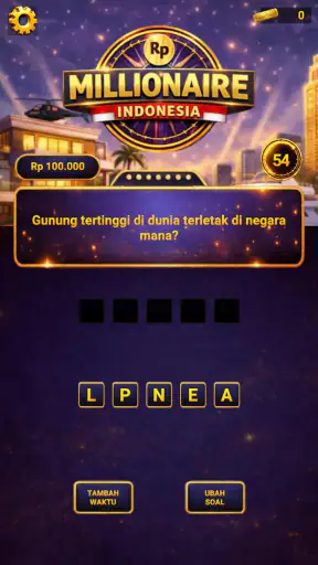 Kuis Millionaire Indonesia
