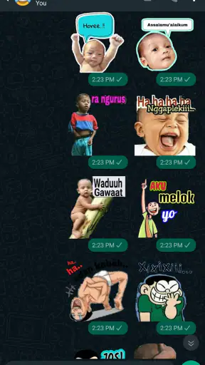 Kumpulan Stiker WA Lucu