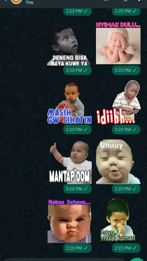 Kumpulan Stiker WA Lucu
