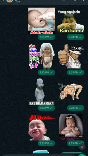 Kumpulan Stiker WA Lucu