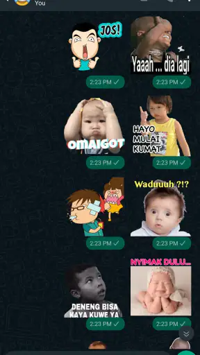 Kumpulan Stiker WA Lucu