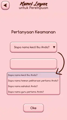 Kunci Layar untuk Perempuan