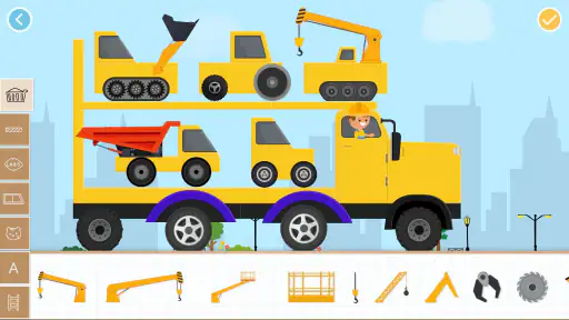 Labo Permainan Brick Car2 Kid