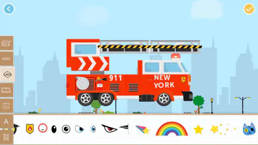 Labo Permainan Brick Car2 Kid