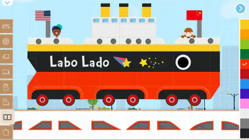 Labo Permainan Brick Car2 Kid