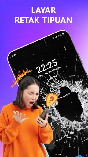 Layar Retak: Wallpaper Ajaib