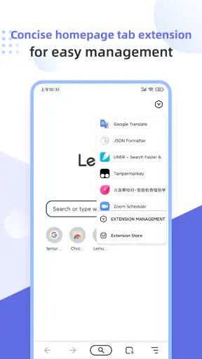 Lemur Browser - Extensions