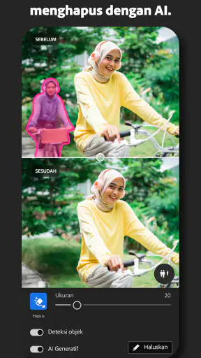 Lightroom AI Editor Foto