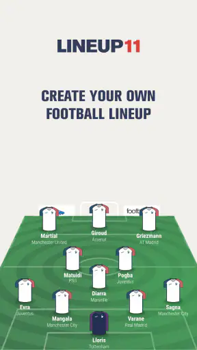 LINEUP11: Susunan Sepak Bola