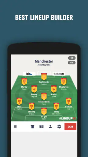 LINEUP11: Susunan Sepak Bola