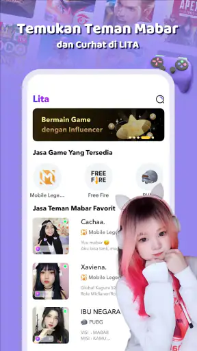 Lita - Jasa Teman Mabar