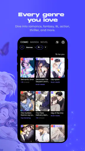 Manta - Manga, Manhwa, Novels