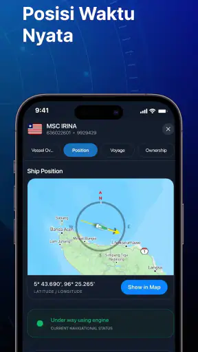 MarineRadar: Pelacak Kapal