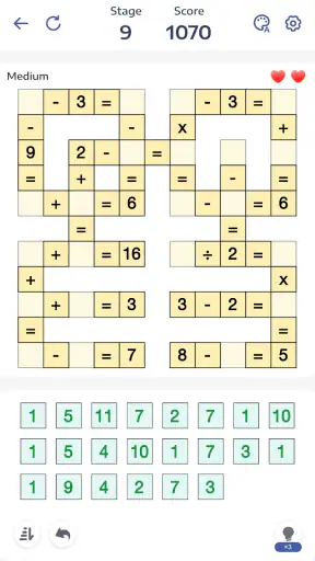 Math Puzzle Games - Crossmath