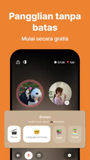 Maum-Panggilan&Chat Teman Baru