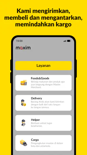 maxim - ojek, transportasi