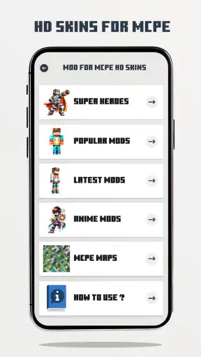 McSkins & Mod for MCPE HD Skin