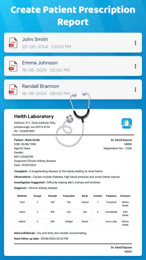 Medical Report & Rx Maker