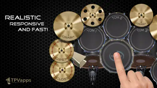 Metal Real Drum Set
