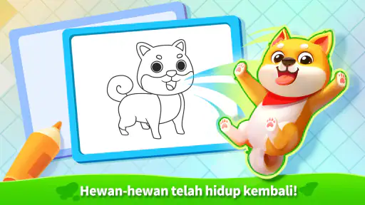 Mewarnai Anak Panda Kecil