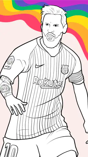 Mewarnai Pemain Sepak Bola