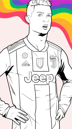 Mewarnai Pemain Sepak Bola