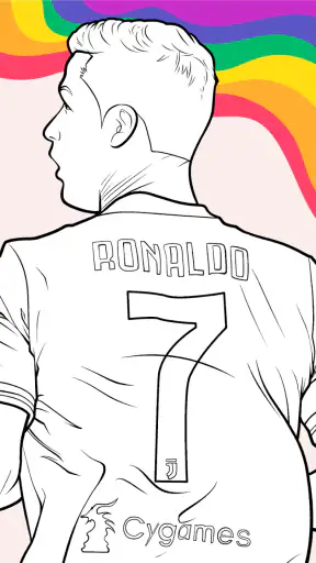 Mewarnai Pemain Sepak Bola