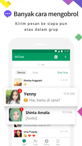 MiChat - Mengobrol & Berteman