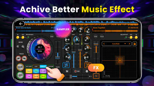 Mixer Musik DJ - Pemutar DJ 3D