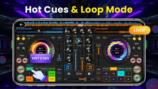 Mixer Musik DJ - Pemutar DJ 3D