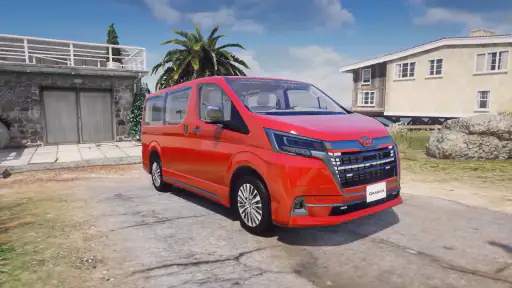 mobil kota modern mengemudi